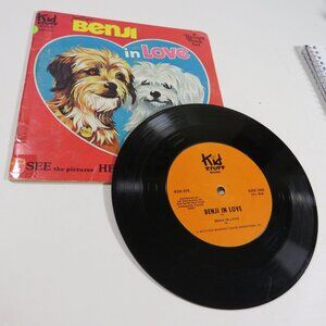 Benji in Love LP Vinyl Record and Book 1982